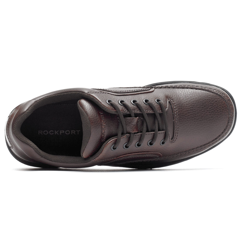 Rockport Mens Ridgefield Eureka - Sneakers Brown - GZU537290